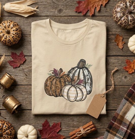 Women's Pumpkin Trio Tee