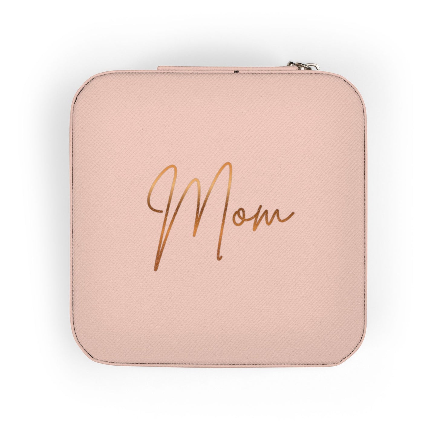 Mom Jewelry Travel Case — Compact Travel Jewelry Organizer for Rings, Earrings & Necklaces