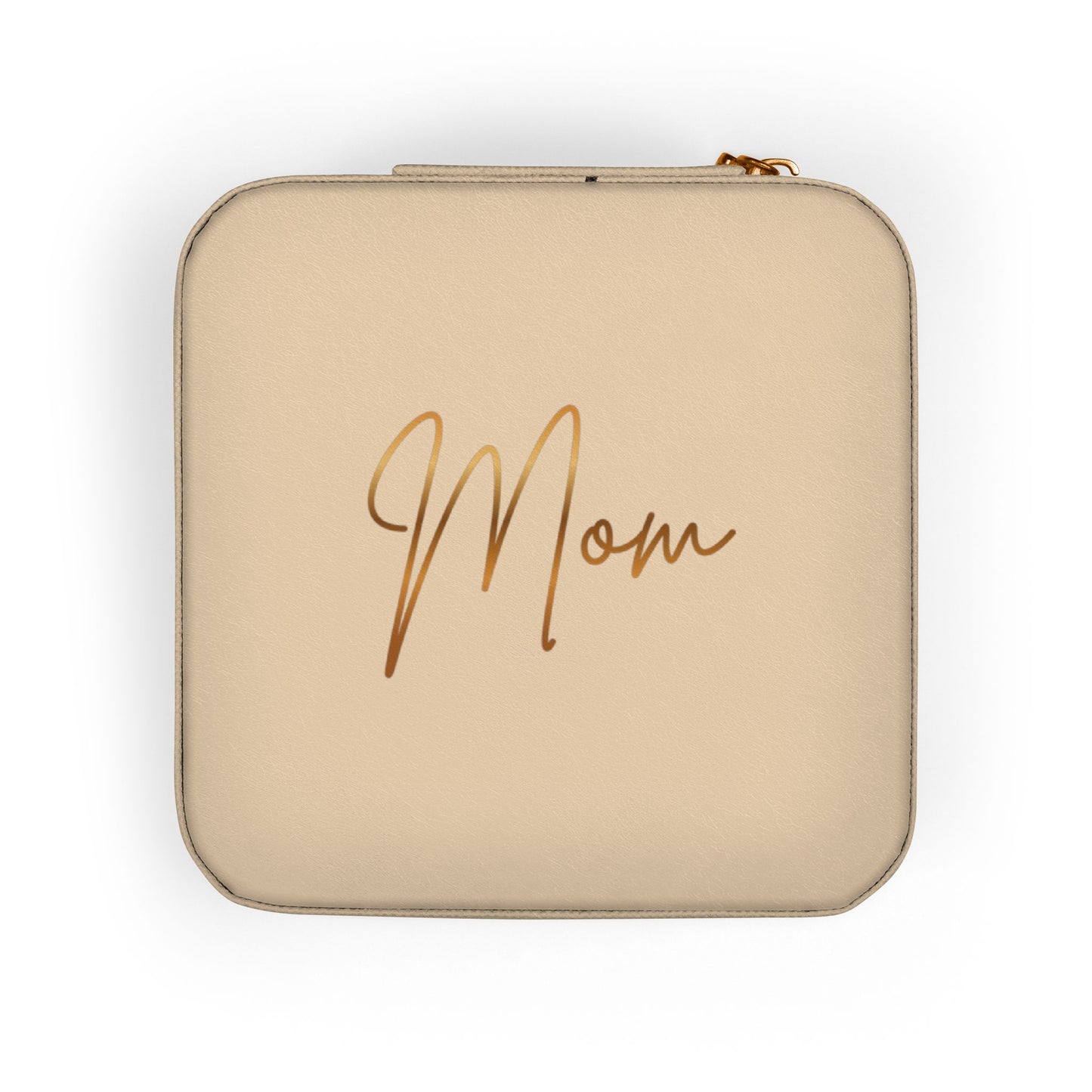 Mom Jewelry Travel Case — Compact Travel Jewelry Organizer for Rings, Earrings & Necklaces