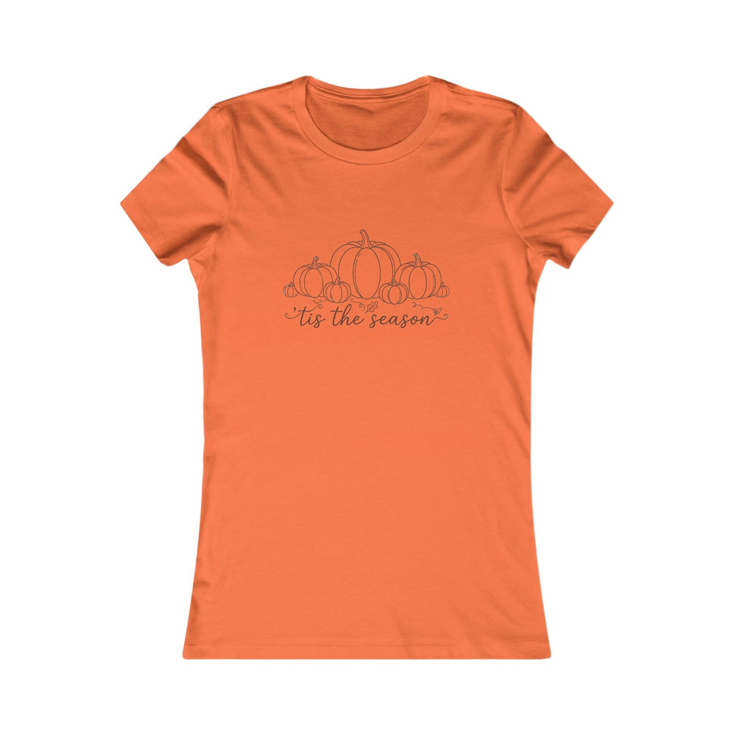 'Tis the Season Pumpkin Tee - Women's Autumn Holiday Shirt