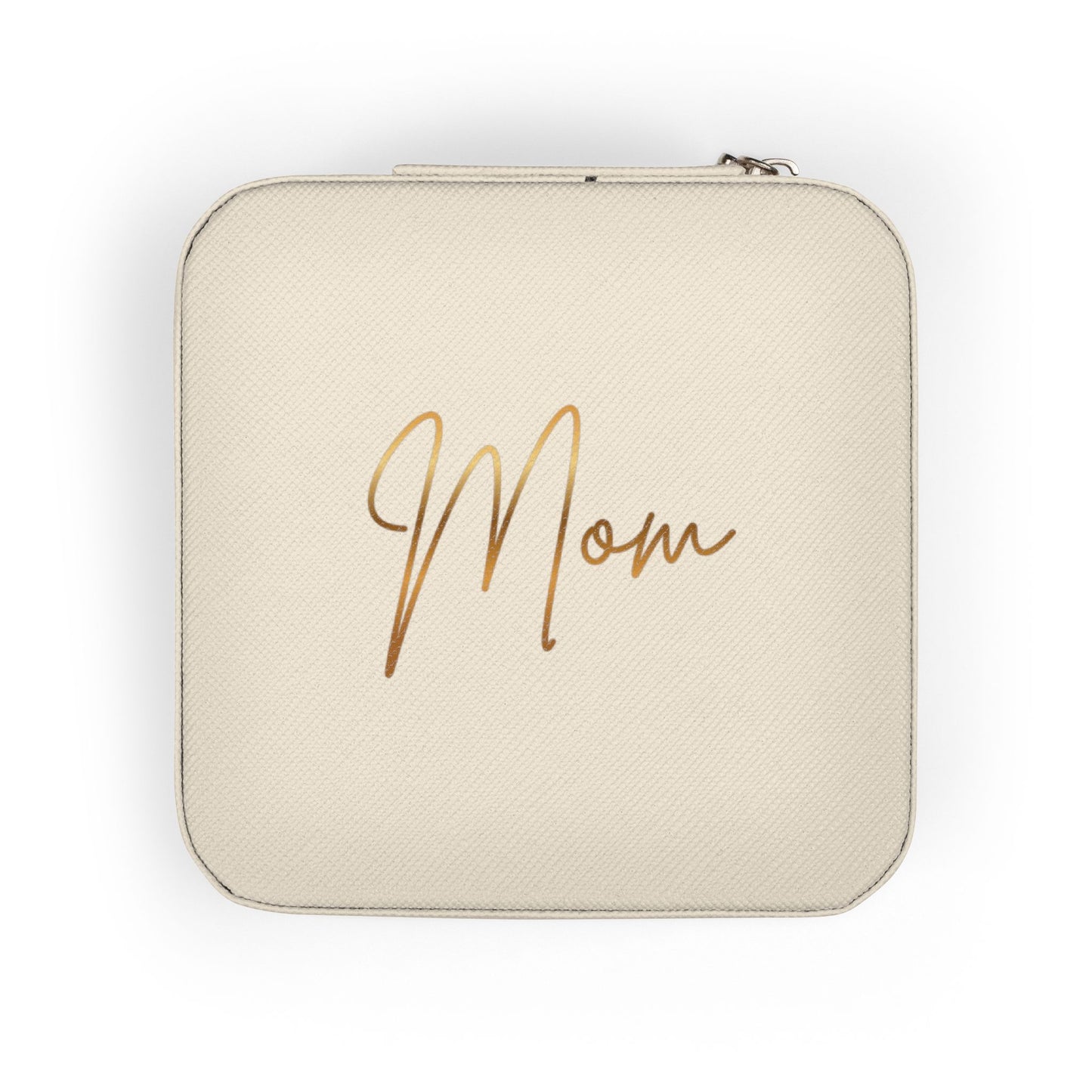 Mom Jewelry Travel Case — Compact Travel Jewelry Organizer for Rings, Earrings & Necklaces